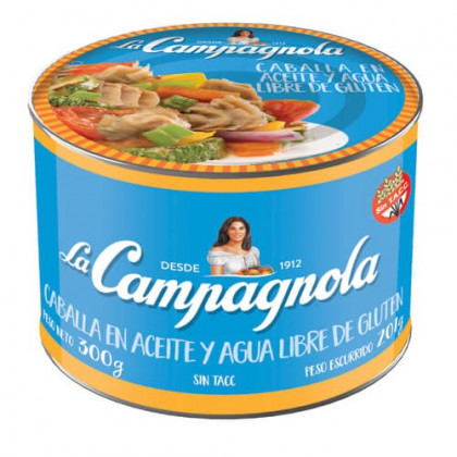 Caballa en Aceite y Agua