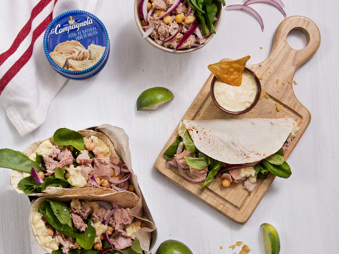 Tacos de atún