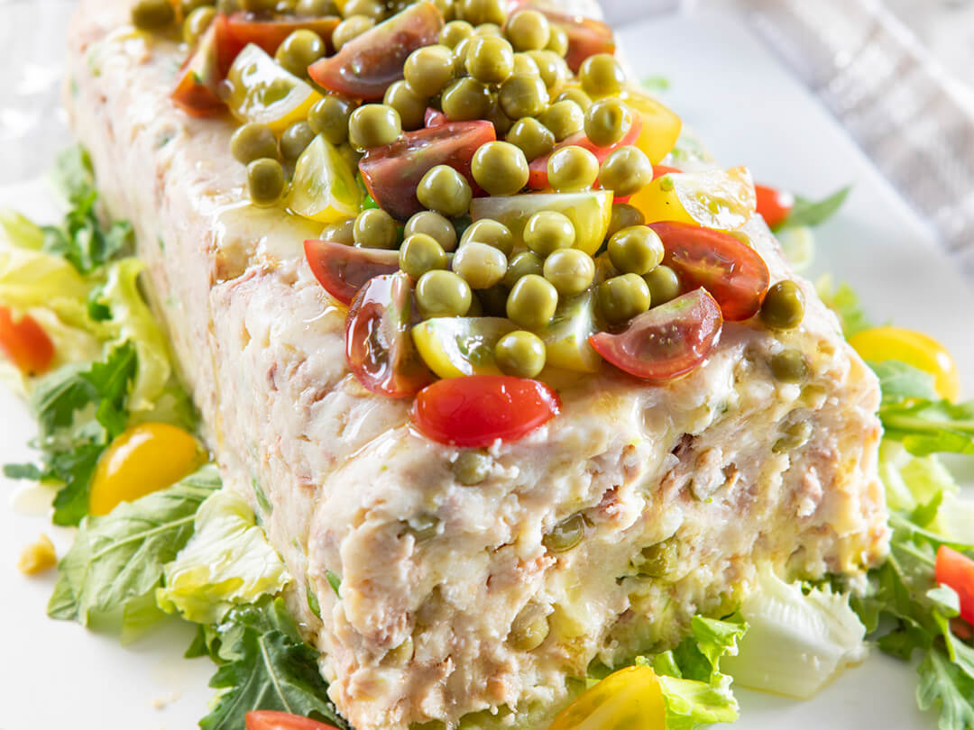 Budín de papa y atún