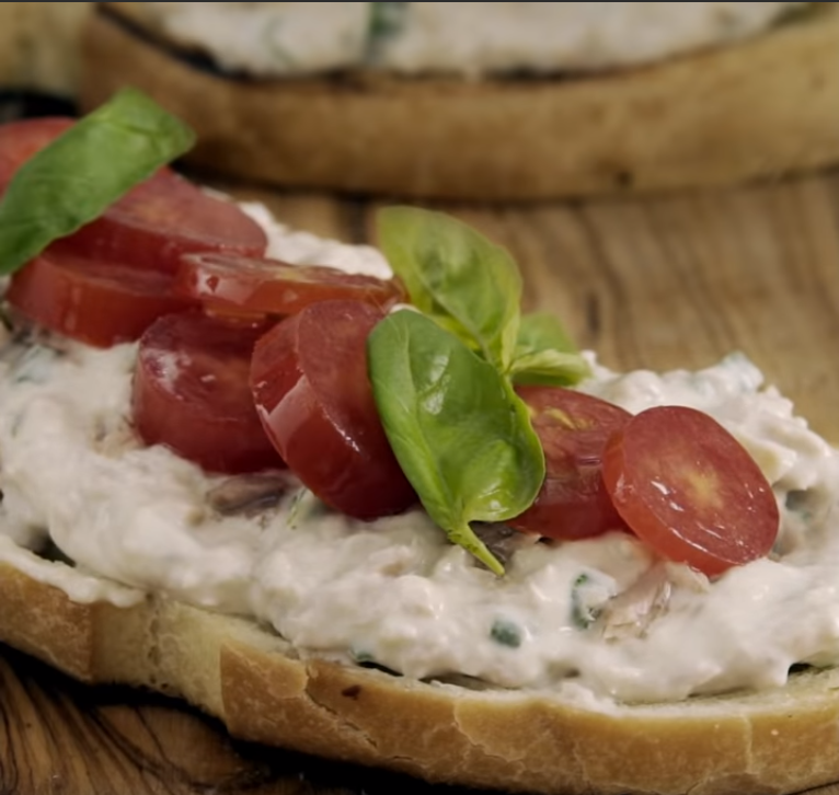 Dip cremoso de atún