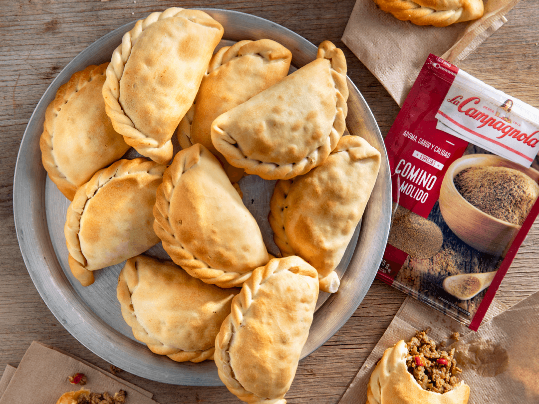 Empanadas de carne con comino