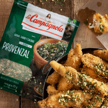 Chicken fingers con provenzal