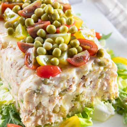 Budín de papa y atún