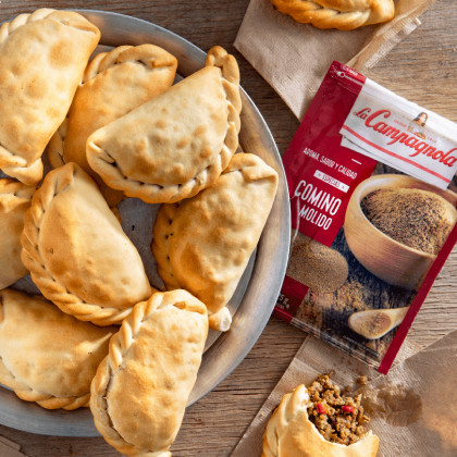 Empanadas de carne con comino